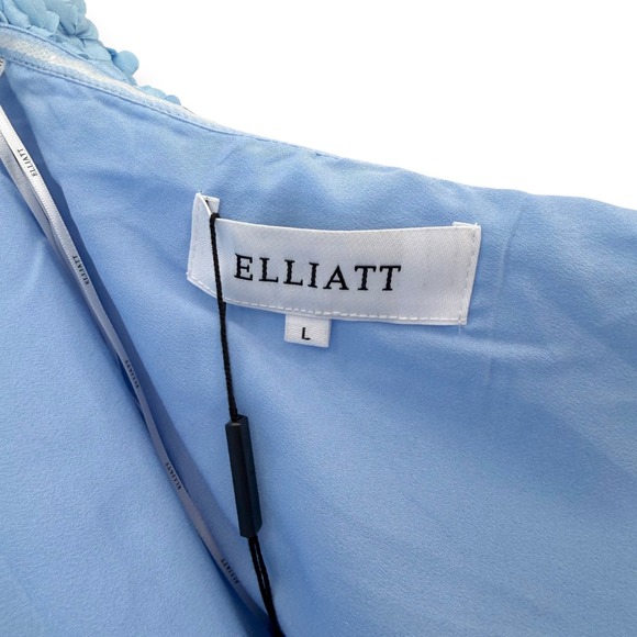 NWT Elliatt Kaia Trapeze Mini Dress in Hydrangea Blue - Size Large - Picture 13 of 13